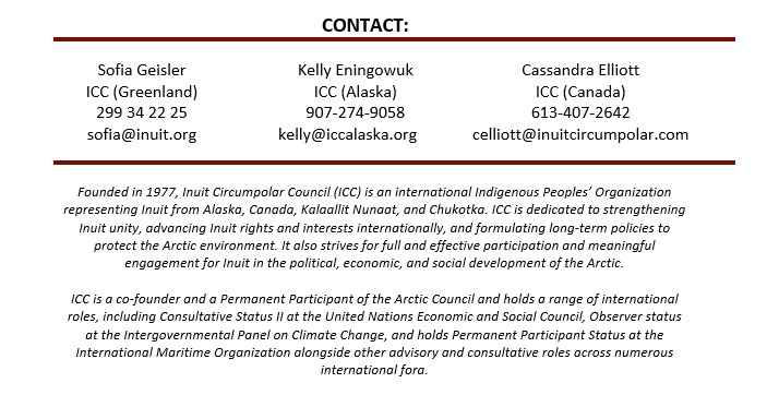 ContactUpdated | Inuit Circumpolar Council Canada