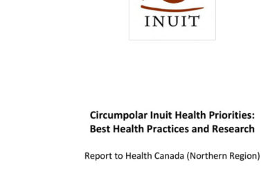 Circumpolar Inuit Health Priorities: Best Health Practices and Research